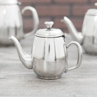Vollrath 46593 Orion 12 oz. Mirror-Finished Stainless Steel Coffee / Tea Pot