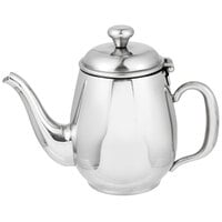 Vollrath 46593 Orion 12 oz. Mirror-Finished Stainless Steel Coffee / Tea Pot