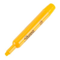 Sharpie 25005 Accent Yellow Chisel Tip Tank Style Highlighter - 12/Pack