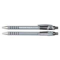 Paper Mate 9530131 FlexGrip Ultra Black Ink with Black / Gray Barrel 1mm Retractable Ballpoint Pen - 12/Pack