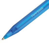 Paper Mate 1951253 InkJoy 100 RT Blue Ink with Blue Barrel 1mm Retractable Ballpoint Pen - 12/Pack