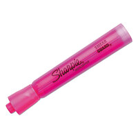 Sharpie 25009 Accent Pink Chisel Tip Tank Style Highlighter - 12/Pack