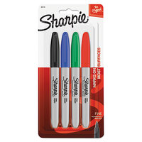 Sharpie 30174PP Assorted 4-Color Fine Point Permanent Marker Set