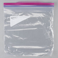 Ziploc® 682257 10 9/16 inch x 10 3/4 inch One Gallon Storage Bag with Double Zipper and Write-On Label - 250/Case