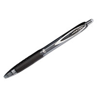 Uni-Ball 1736097 Signo 207 Black Ink with Black Barrel 0.7mm Retractable Roller Ball Gel Pen - 12/Pack