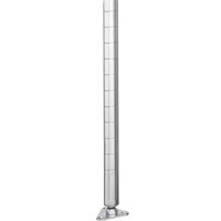 Metro 33PMS Super Erecta 34 1/2 inch Stainless Steel Lower Front Post