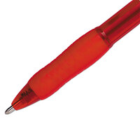 Paper Mate 89467 Profile Red Ink with Red Barrel 1.4mm Retractable Ballpoint Pen - 12/Pack