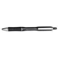 Paper Mate 1776372 Profile Elite Black Ink with Black Barrel 1.4mm Retractable Ballpoint Pen   - 12/Pack