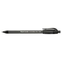 Paper Mate 6330187 ComfortMate Ultra RT Black Ink with Black Barrel 1mm Retractable Ballpoint Pen - 12/Pack