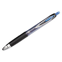 Uni-Ball 1790896 Signo Gel 207 Blue Ink with Black / Blue Barrel 1mm Retractable Roller Ball Gel Pen - 12/Pack