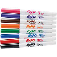 Expo 1884309 Assorted 8-Color Low-Odor Ultra Fine Point Dry Erase Marker Set
