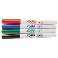 Expo 1871133 Assorted 4-Color Low-Odor Ultra Fine Point Dry Erase Marker Set