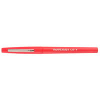 Paper Mate 8420152 Point Guard Flair Red Ink with Red Barrel Needle Tip Stick Pen - 12/Pack