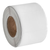 Tor Rey Z-12900024-KITUSA750 2 3/16" x 1 5/8" Blank White Thermal Label Roll, 750 Labels/Roll