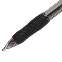 Paper Mate 89465 Profile Black Ink with Black Translucent Barrel 1.4mm Retractable Ballpoint Pen - 12/Pack