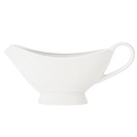 Libbey 999333904 Constellation 7 oz. Lunar Bright White Porcelain Sauce Boat - 12/Case