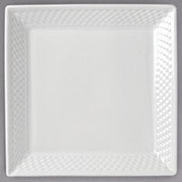 Libbey 999013136 EOS Constellation 8 1/2" Square Lunar Bright White Porcelain Plate - 12/Case