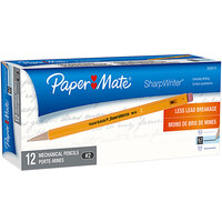 Paper Mate 3030131 Sharpwriter Yellow Barrel 0.7mm HB Lead #2 Mechanical Pencil - 12/Pack