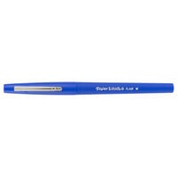Paper Mate 8410152 Point Guard Flair Blue Ink with Blue Barrel Needle Tip Stick Pen - 12/Pack