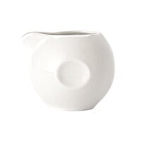 Syracuse China 999333030 Constellation 6 oz. Lunar Bright White Pinched Porcelain Creamer - 12/Case
