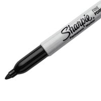 Sharpie 30665PP Black Fine Point Permanent Marker - 5/Pack