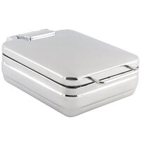 Bon Chef 20308NG 4 Qt. Stainless Steel Hinged Top Half Size Induction Chafer