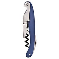 Franmara 3274-09 Lisse Customizable Two-Step Waiter's Corkscrew with Matte Blue Enameled Steel Handle