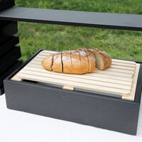 Vollrath V904146 Cubic 20 7/16 inch x 12 3/8 inch x 1 3/4 inch Planked Wooden Bread Cutting Board