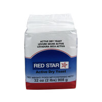 Lesaffre Red Star 2 lb. Vacuum Packed Bakers Active Dry Yeast