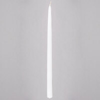 Sterno 40154 15 inch White 15 Hour Taper Candle - 144/Case