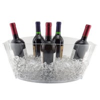 Franmara 9083 Viking Customizable 5-Bottle Long Bucket - 19 1/4" x 8 3/4" x 9 1/4"