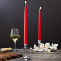 Sterno 40314 12 inch Red 12 Hour Taper Candle - 144/Case