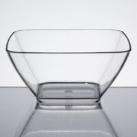 Vollrath V928001 20 oz. Clear Small Square Acrylic Bowl