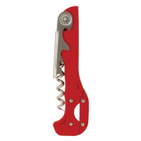 Franmara 2031-20 Boomerang Customizable Two-Step Waiter's Corkscrew with Red Handle