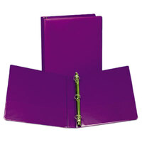 Samsill U86308 Fashion Purple View Binder with 1 inch Round Rings - 2/Pack