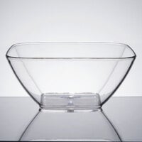 Vollrath V928000 4.25 Qt. Clear Large Square Acrylic Bowl