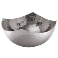 American Metalcraft DWS2 2.5 oz. Satin Finish Double Wall Stainless Steel  Angled Insulated Mini Serving Bowl