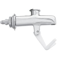 Fisher 54224 Stainless Steel Glass Filler Head with Flare Fitting - 1/2 inch NPT Male Inlet