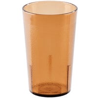 Cambro 950P2153 Colorware 9.8 oz. Amber Customizable SAN Plastic Tumbler - 24/Case