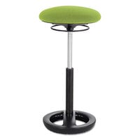 Safco 3001GN Twixt 32 inch Green Extended Height Ergonomic Stool with Fabric Seat