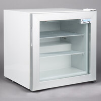 Avantco CFM2 White Countertop Display Freezer with Swing Door