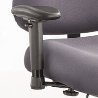 Safco 3591BL Optimus Big and Tall Chair Black Adjustable T-Pad Arms