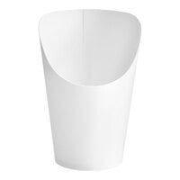 Choice Medium 12 oz. White Paper Scoop Cup - 50/Pack