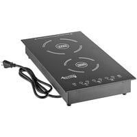 Avantco ID18DB Drop-In / Countertop Double Induction Range / Cooker - 208-240V, 3100W