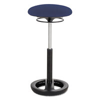 Safco 3001BU Twixt 32" Blue Extended Height Ergonomic Stool with Fabric Seat