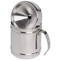 Franmara 9277 Customizable 30 oz. Polished Stainless Steel Continental Style Wine Tasting Personal Spittoon