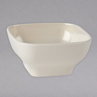 Thunder Group PS3106V 5 1/2" x 5 1/2" Passion Pearl Square 20 oz. Melamine Bowl with Round Edges - 12/Pack