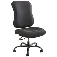 Safco 3590BL Optimus High Back Adjustable Black Big & Tall Chair
