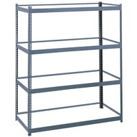 Safco 5260 Gray Commercial Steel Archival Shelving Frame - 69 inch x 33 inch x 84 inch