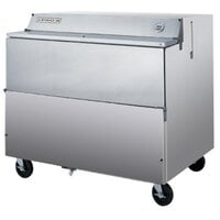 Beverage-Air SMF49HC-1-S 49" Stainless Steel 1-Sided Forced Air Milk Cooler